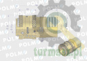 Szybkozłącze pneumatyczne P26 NW7.2 gniazdo 1/2"BSP gwint zewnętrzny POLMO ( sprzedawane po 5 )