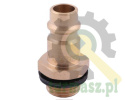 Szybkozłącze pneumatyczne P26 NW7.2 wtyczka 1/4"BSP gwint zewnętrzny POLMO ( sprzedawane po 5 )
