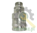 Szybkozłącze hydrauliczne gniazdo M22x1.5 gwint zewnętrzny EURO PUSH-PULL (9100822G) (ISO 7241-A) Waryński (opakowanie 50szt)