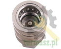 Szybkozłącze hydrauliczne gniazdo z eliminatorem ciśnienia G1/2"BSP gwint wew. EURO PUSH-PULL (ISO 7241-A) Waryński