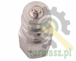 Szybkozłącze hydrauliczne wtyczka z eliminatorem ciśnienia M22x1.5 gwint wew. EURO (ISO 7241-A) Waryński