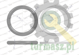 Zestaw uszczelnień do szybkozłączy hydraulicznych 3/8" ISO 7241-A Waryński ( sprzedawane po 2 )
