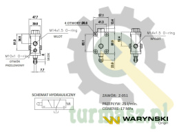 Zawór hydrauliczny ZSSV05X1 (Z-051) Waryński