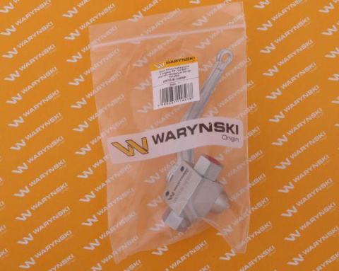 Zawór kulowy hydrauliczny 3-drogowy 3/2 - 1/4"BSP z otworami mocującymi 500 bar Waryński Zawór kulowy hydrauliczny 3-drogowy 3/2 - 1/4"BSP z otworami mocującymi 500 bar Waryński