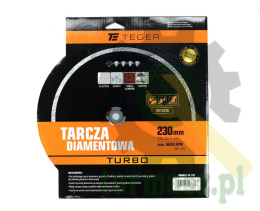 Tarcza diamentowa TURBO 230x22.23 mm TEGER