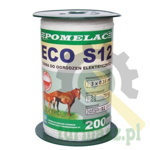 Szpula z taśmą ECO S12 200 m 1.2 cm