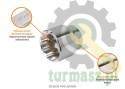 Klucz nasadowy 1/2" dwunastokątny 22 mm / TEGER