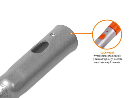 Motyczka metalowa - haczko-pazurki 3 zębne do usuwania chwastów i aeracji gleby (mocowanie CLICK) / TEGER Motyczka metalowa - haczko-pazurki 3 zębne do usuwania chwastów i aeracji gleby (mocowanie CLICK) / TEGER
