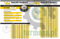 Koło zębate hartowane z kołnierzem 08B-1 (R1 1/2) Z-15 Waryński