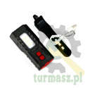 Lampa rowerowa LED przednia zdwojona z powerbankiem 4000 mAh i funkcją RED ładowana USB Teger