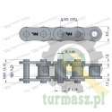 Łańcuch rolkowy 06B-1 (R1 3/8) Waryński ( sprzedawane po 40m )