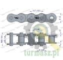 Łańcuch rolkowy wzmocniony 08A-1 ANSI A 40 (R1 1/2) 2.5 m Waryński
