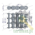 Łańcuch rolkowy wzmocniony 16A-3 ANSI A 80 (R3 1) 5 m Waryński