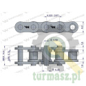 Łańcuch rolkowy wzmocniony przemysłowy 06BH-1 (R1 3/8) 2.5 m Waryński