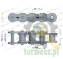 Łańcuch rolkowy wzmocniony przemysłowy 16AH-1 ANSI A 80H (R1 1) 2.5m Waryński