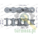 Łańcuch rolkowy wzmocniony przemysłowy 28AH-1 ANSI A 140H (R1 1.3/4) 5m Waryński
