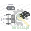 Półogniwo łańcucha 10B-2 (R2 5/8) Waryński ( sprzedawane po 10 )