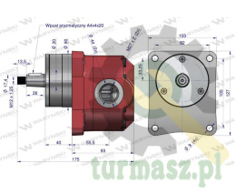 Pompa hydrauliczna zębata do Bizon Z-056. Z-058 nowy typ PZS-KP2-25 (obroty lewe) 16Mpa w korpusie żeliwnym Waryński