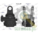 Sprzęgło na kołek wału Seria 2R 900Nm - 24x61 - 1 3/8 Z21 WARYŃSKI