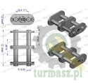 Zamek łańcucha prosta płytka Z16B-2 (R2 1) Waryński ( sprzedawane po 5 )