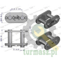 Zamek łańcucha prosta płytka Z20B-1 (R1 1.1/4) Waryński ( sprzedawane po 5 )