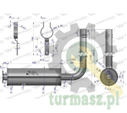 Tłumik Bizon kompletny Z-058 WARYŃSKI