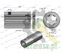 Tuleja, WOM łącząca frezowana 150mm Z6 - 1 3/8, Waryński