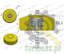 Rolka podporowa, PU 150x64x16,5, zastosowanie 20040200 Grimme, Waryński