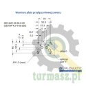 Rozdzielacz (elektrozawór NG 10) suwak "H" DL5-S2/10N-D12K1 12VDC (cewka x 2) Compact 320bar. 125l/min Duplomatic