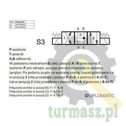 Rozdzielacz (elektrozawór NG 10) suwak 