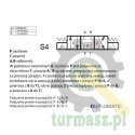 Rozdzielacz (elektrozawór NG 10) suwak "n" DL5-S4/10N-D12K1 12VDC (cewka x 2) Compact 320bar. 125l/min Duplomatic