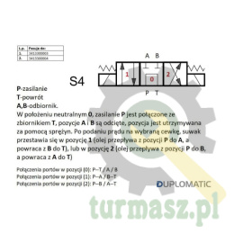 Rozdzielacz (elektrozawór NG 10) suwak 