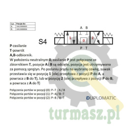 Rozdzielacz (elektrozawór NG 10) suwak 