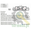 Rozdzielacz (elektrozawór) suwak "H" DS3-S2/11N-D24 24V DC (cewka x 2) Heavy 350bar. 100l/min Duplomatic