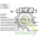 Rozdzielacz (elektrozawór) suwak "Y" DL3-S3/10N-D24 24V DC (cewka x 2) Compact 280bar. 50l/min Duplomatic