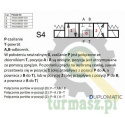 Rozdzielacz (elektrozawór) suwak "n" DL3-S4/10N-D12 12V DC (cewka x 2) Compact 280bar. 50l/min Duplomatic