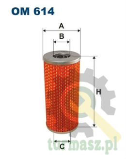 Filtr oleju OM614 Filtron